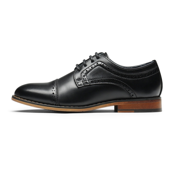 Boys' Dress Shoes with Non-Slip Outsole - BLACK - 2